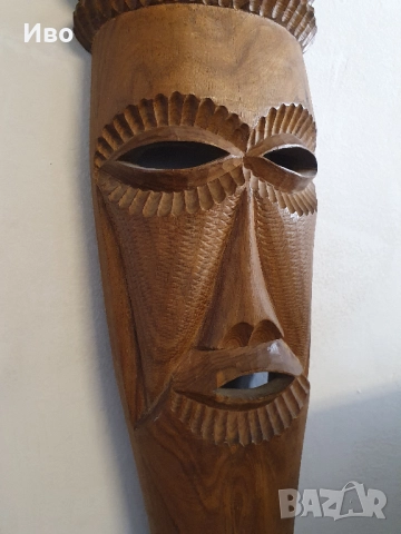Оригинални дървени африкански маски. Купувани през 1986г. от Мозамбик. По 80лв./бр. Налична е само с, снимка 7 - Декорация за дома - 52036111