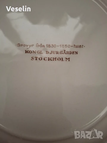 Винтидж порцеланова чиния , снимка 2 - Декорация за дома - 51084245