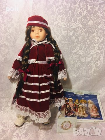 колекционерска порцеланова кукла 