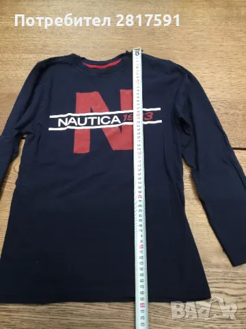 Оригинална детска тениска Nautica с дълъг ръкав, размер 10-12, снимка 2 - Детски тениски и потници - 49934578