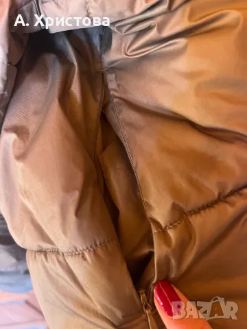 H&M Olive green puffer jacket, снимка 6 - Якета - 48114867