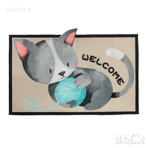 4338 Постелка за врата Котенце, снимка 5 - Декорация за дома - 43514152