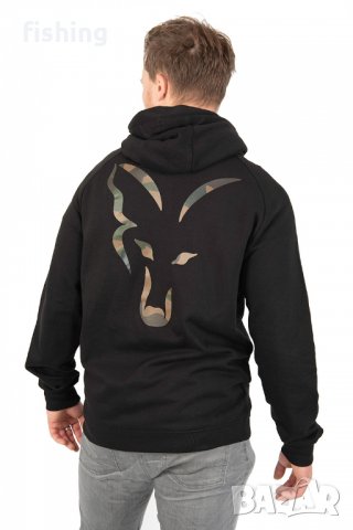 Суичър Fox LW Black/Camo Print Zip Hoody, снимка 2 - Екипировка - 34758975