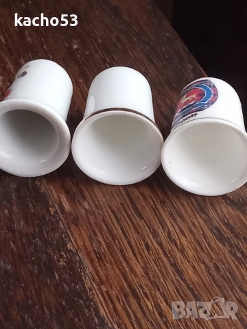 Порцеланови напръстници - 3 броя., снимка 5 - Антикварни и старинни предмети - 53350756