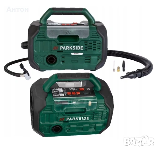 Компресор със smart battery 4Ah ParkSide PKA 20-LI A1, снимка 3 - Друга електроника - 53463383