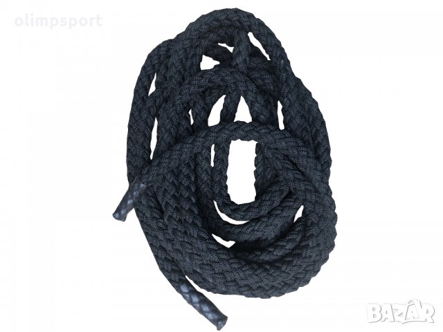Бойно въже България – 15 м х 50 мм. ново  Материал – полиестер.  Красива и здрава оплетка.  Удобни р, снимка 2 - Фитнес уреди - 28980526
