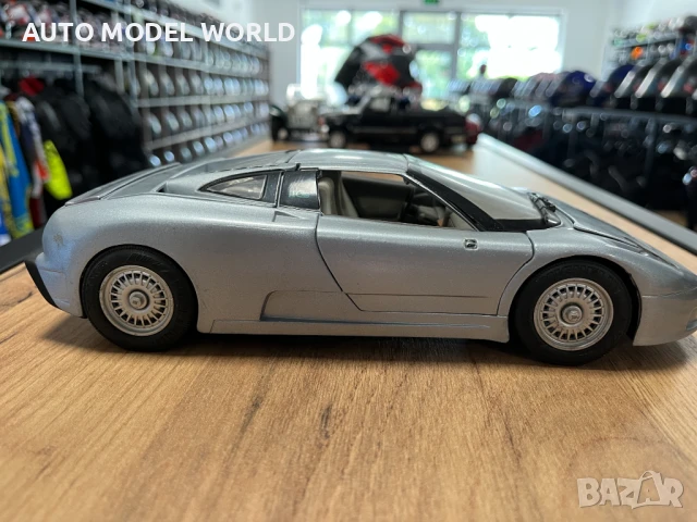 BBUARGO метален колекционерски модел BUGGATI EB 110 1:18 мащаб, снимка 2 - Колекции - 51300277
