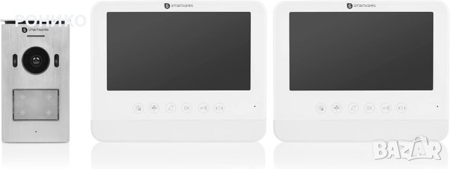 Видеодомофон за 2 ап. Smartwares DIC-22222 , снимка 3 - Други - 43655089