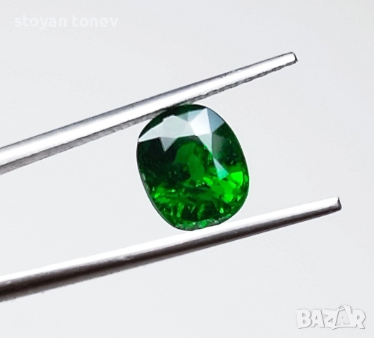Сияещ Цаворит гранат в най-добрия зелен цвят 1.38кт! Нов!, снимка 7 - Други - 52786897