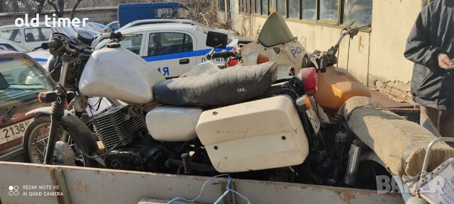 полицейски мотоциклети на части без документи мз емзе емзет, снимка 2 - Части - 36728495