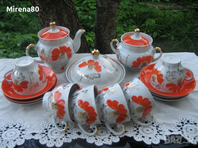 Старинен руски сервиз за чай