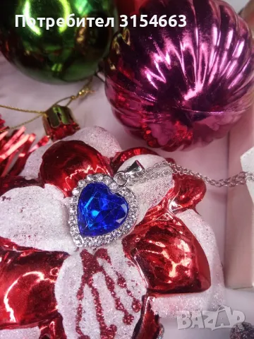 Колие с кристали , снимка 2 - Колиета, медальони, синджири - 48634388