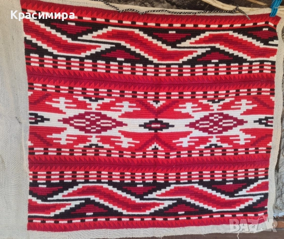 Автентични, старинни кавьори/ стенни килимчета, снимка 7 - Антикварни и старинни предмети - 52223743