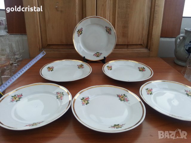 Руски порцелан чинии чинийки , снимка 2 - Антикварни и старинни предмети - 36845110