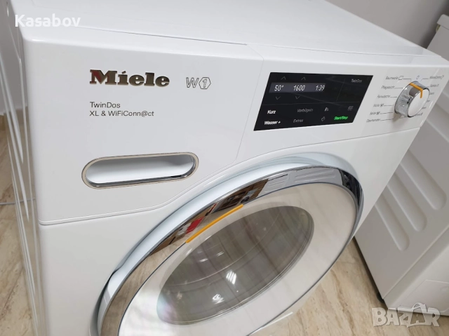 Miele 9кг 1600rpm Wi-Fi TwinDos Пералня Миеле 12м Гаранция