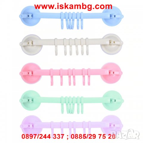 Вакуумна закачалка с 6бр. - код 2087, снимка 6 - Други стоки за дома - 26835047