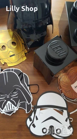 Покани, банер за рожден ден, Междузвездни войни  / Star Wars, снимка 6 - Покани - 53185144