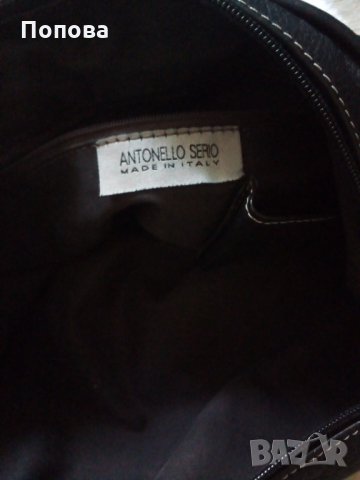 "Antonello Serio' голяма чанта , естествена кожа Италия, снимка 4 - Чанти - 33447059