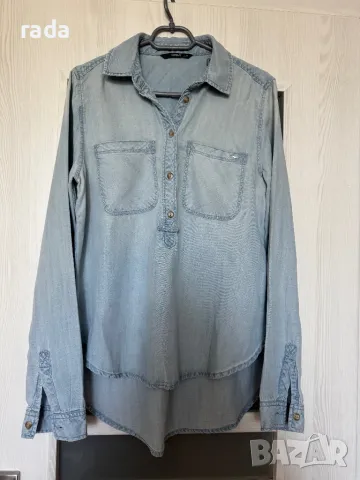 Дънкова риза ONLY, снимка 3 - Ризи - 50241057