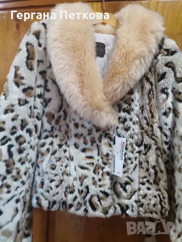 Леопардово палто , снимка 2 - Палта, манта - 48948682