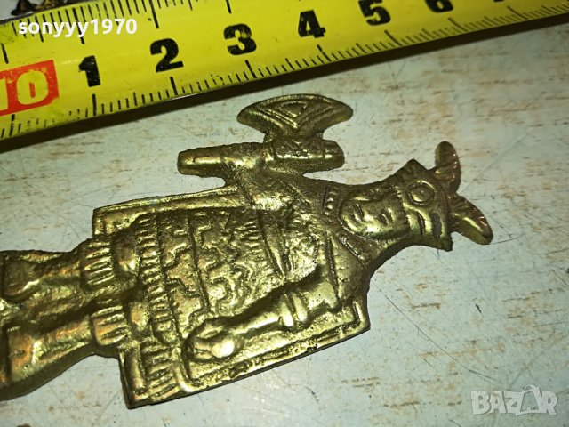 ЗЛАТЕН НОЖ ВНОС ФРАНЦИЯ 1512221941, снимка 2 - Антикварни и старинни предмети - 39022687