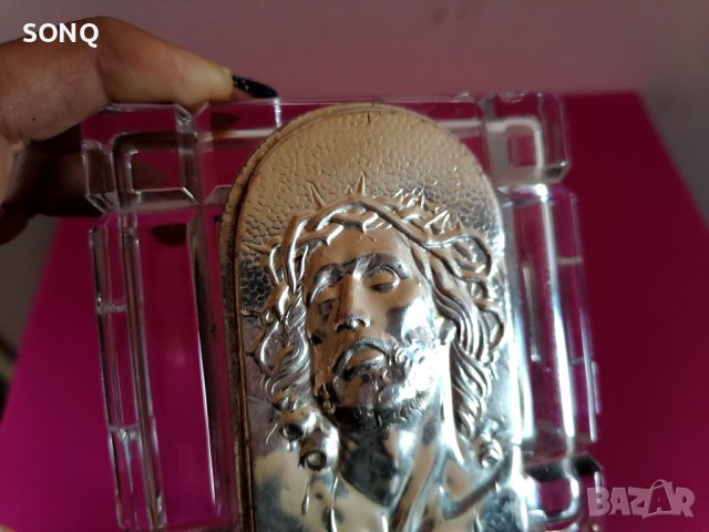 Прекрасна Италианска Кутия За Бижута Оловен Кристал Със  Иконка, снимка 11 - Други - 43150906