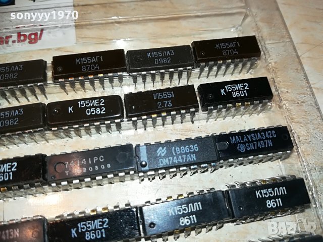 el salvador-tesla-dm7447an-k155-интегрални схеми микс-75лв, снимка 17 - Други - 28674762