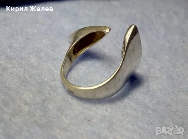 СЕЗГИН - ШАРМАНТЕН БУТИКОВ ФЕШЪН АРТ ОТВОРЕН МОДЕЛ СРЕБЪРЕН ПРЪСТЕН СРЕБРО 925 SEZGIN 49112, снимка 4 - Пръстени - 50192859