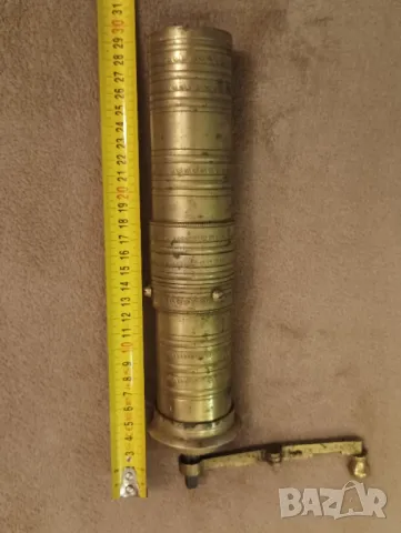 Винтидж, месингова кафемелачка. , снимка 3 - Антикварни и старинни предмети - 47676259