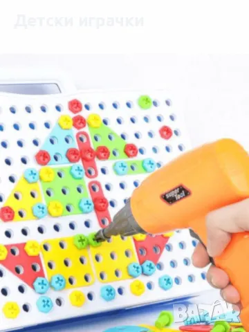 Мозайка Пес патрул 3в1 с винтоверт креативен комплект , снимка 6 - Образователни игри - 48513808