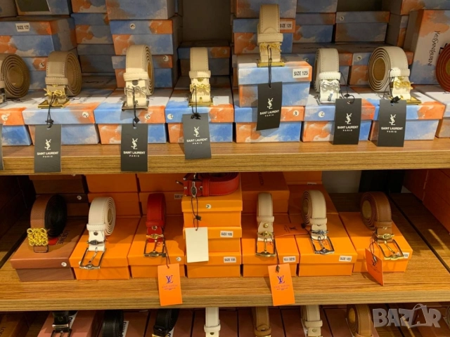 колани от естествена кожа в кутия ysl saint laurent hermes celine , снимка 14 - Колани - 51562132