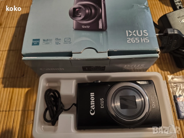 Фотоапарат камера Canon 265HS, снимка 2 - Фотоапарати - 52873471