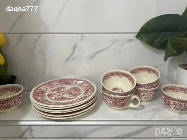 6 чинии за предястие и чаши Villeroy and Boch, снимка 14 - Антикварни и старинни предмети - 51147010