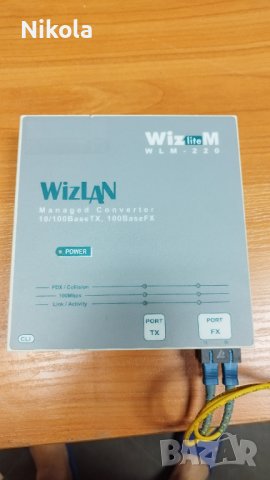 WLM-220 преобразувател на оптичен сигнал - влакна Wiz lite M