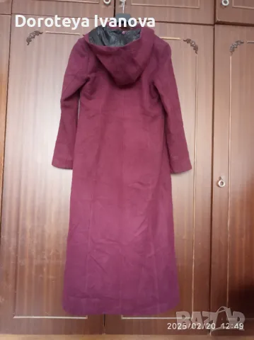 Дамско палто с качулка /вталено/, снимка 4 - Палта, манта - 49207061