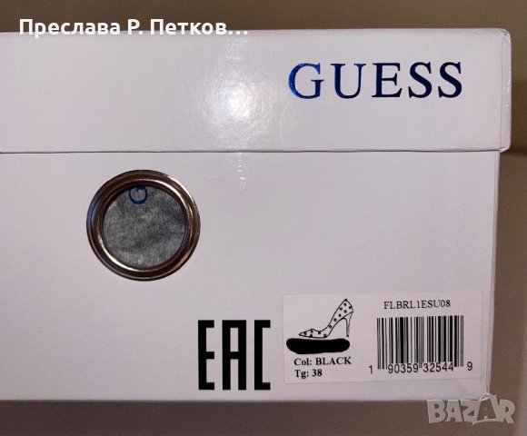 Дамски обувки на ток Guess, снимка 4 - Дамски обувки на ток - 43144359