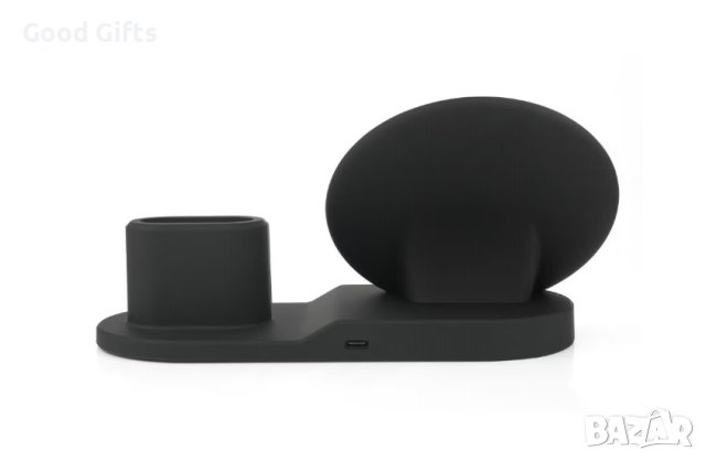 3в1 Безжично зарядно устройство с докинг станция , снимка 6 - Безжични зарядни - 43087559