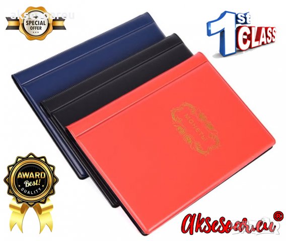 Джобен органайзер класьор руски кожен албум за монети книга 120 джобчета за колекции съхранение Калъ, снимка 18 - Нумизматика и бонистика - 38250622