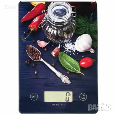 Кухненска везна, 5кг, 2бр ААА батерии ( не са вкл. ), LCD екран, снимка 7 - Електронни везни - 48554331