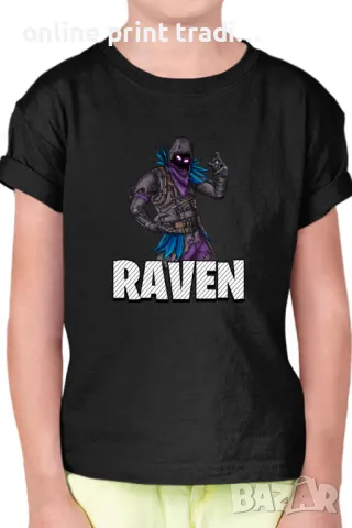 Детска тениска Фортнайт Fortnite Raven 02