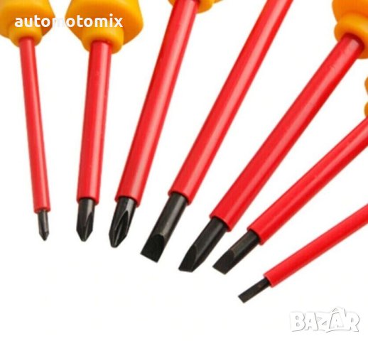 ОТВЕРТКИ С ВГРАДЕН ФАЗОМЕР,7БР - 7690, снимка 4 - Аксесоари и консумативи - 43393449