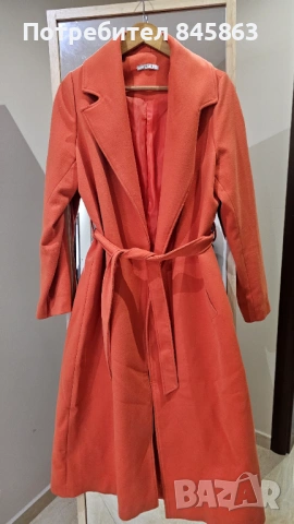 Палто тип халат, снимка 2 - Палта, манта - 53228991