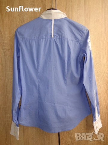 Дамска вталена синя риза La Martina, размер S, снимка 11 - Ризи - 52090593