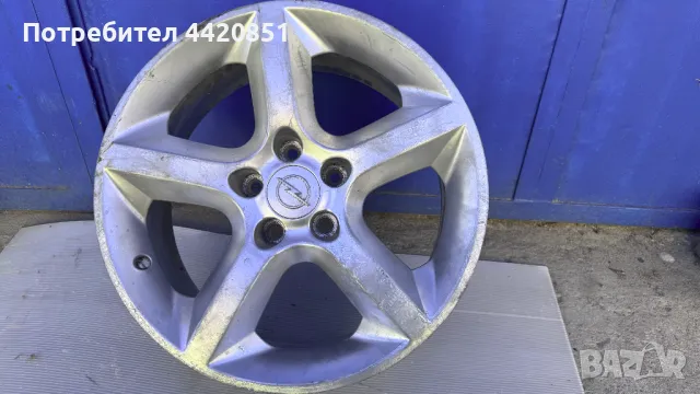 Джанти за Opel  7j17h2, снимка 2 - Гуми и джанти - 49577265