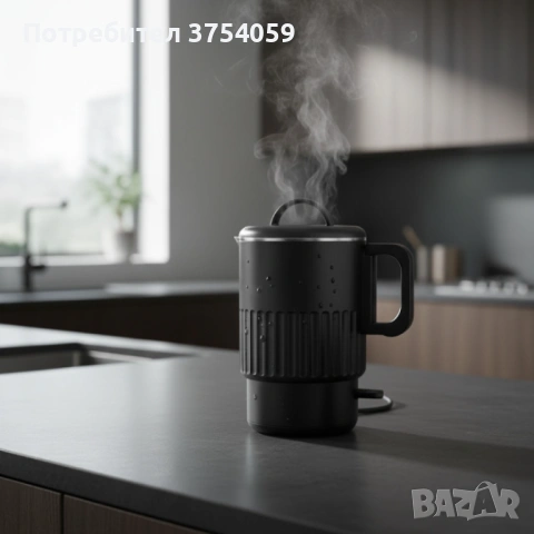 Преносим електрически чайник от неръждаема стомана, снимка 3 - Кани - 53179799