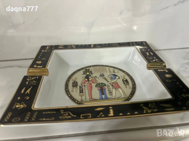 Великолепен пепелник с тема от египетската митология FM Фатхи Махмуд., снимка 10 - Антикварни и старинни предмети - 52822018