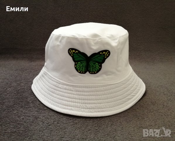 Двулицева шапка идиотка с пеперуди, снимка 6 - Шапки - 39922759