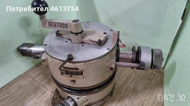 Швейцарска прецизна въртяшта маса AGATHON, снимка 5 - Други машини и части - 52012723
