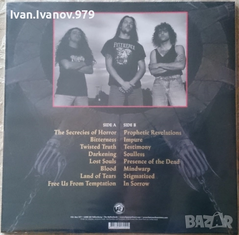 Vinyl (Pestilence - Testimony Of The Ancients), снимка 2 - Грамофонни плочи - 52323564