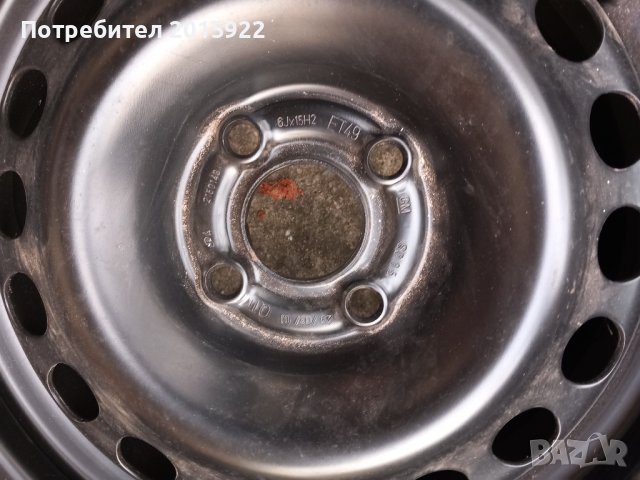 Чисто нови джанти 15цола за opel Meriva.corsa Astra.4×100.ET-49., снимка 4 - Гуми и джанти - 42961451